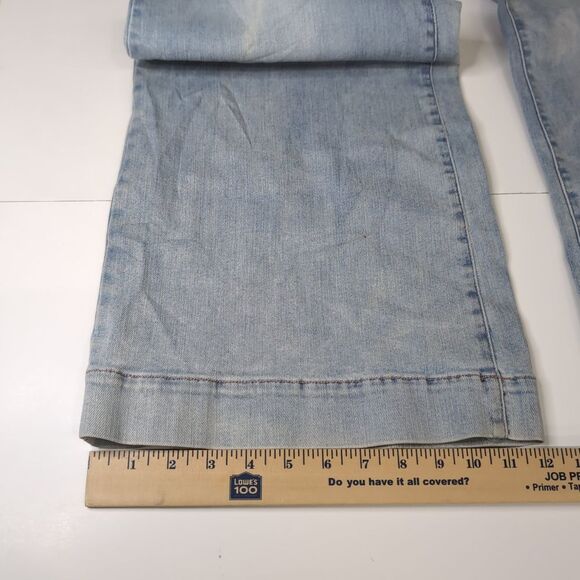 Judy Blue Cadence Wide Leg High Wait Jeans 22W Braided Waist Flare - Picture 4 of 11